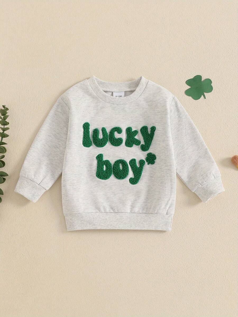 Newborn Baby Sweatshirts - 淺灰色 - 查看 1