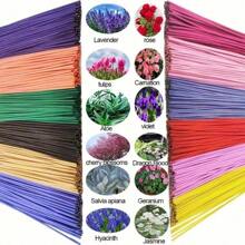 40pcs/Pack Incense Sticks - Lavender, Sandalwood, Jasmine, Sage, Rose, Milk, Dragon Blood - Natural Wooden Bamboo Sticks, Suitable For Aromatherapy, Yoga, Meditation, Home And Office Gifts Birthday Graduation