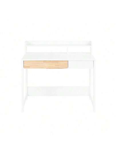 SoBuy Bureau Shelves, Computer Desk, Office Work Home Office, Corner White, Approx. 100x95x59cm (WxHxD), FWT106 view 4