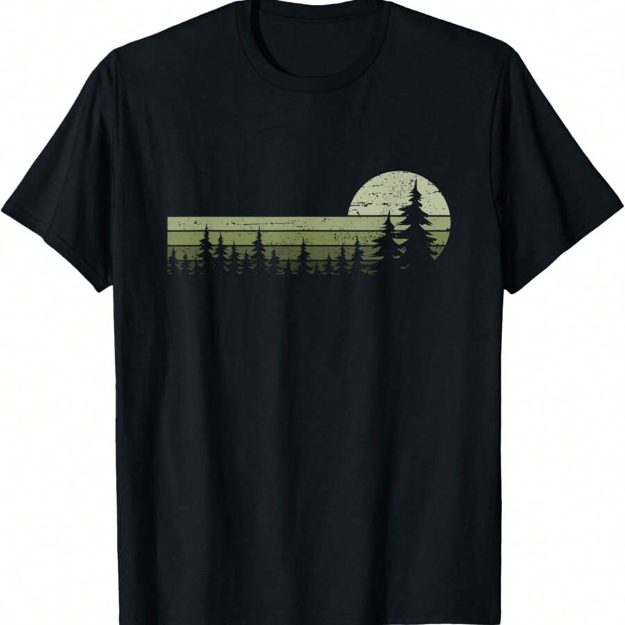 Trees Wildlife Nature Vintage Forest T-Shirt
