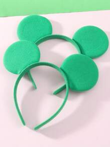 2/4/6/12pcs Girls Frog Headbands, Cute Green Cartoon Animal Hair Bands, Fun Cosplay Headbands, Suitable For Party And Daily Wear - Green - View 5