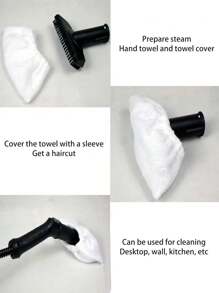 1/2/4/6pcs Replacement Pad Set Compatible With Karcher SC1, SC2, SC3, SC4, SC5, CTK10 Hand Scrubbers And Mops
