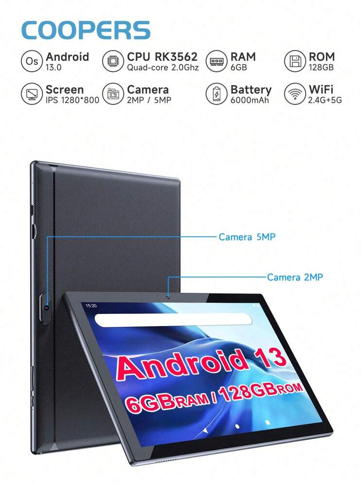 Coopers YQ10S Max Android 13 タブレット 10インチ Amazon.co.jp: Android 13 CUPEISI YQ10S MAX タブレット カバー
