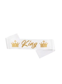 King And Queen Crown Set With Sashes King Crowns For Men Prom Queen Crown Homecoming Crown King Costume For Men Prom Queen Sash For Wedding Birthday Party Halloween Christmas,Christmas - Multicolor - View 16
