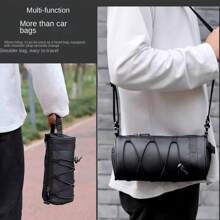 Bicycle Package Mountain Bike Front Beam Package Tube Tail Bag Waterproof Multi-Functional Riding Bag Portable Multi-Purpose Front Compact Package Body Travel Good Partner Highly Attractive Level Package Body Compact Round Easy To Carry With Shoulder Bag Use