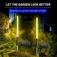 AMILL 6/4/2 Decorative Bubble Garden Stakes Lights, 7 Color Changing LED, Solar Bubble Stick Lights, Suitable For Outdoor Garden And Courtyard Decoration - 彩色 - 查看 4
