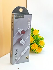 Auriculares con entrada de 3,5 mm, simples, prácticos y multifuncionales - Gris Claro - Ver 1