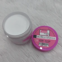ACRYLIC FANTASY 1oz. WHITE ACRYLIC NAIL POWDER. - White - View 4