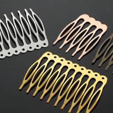 10 pezzi Pettini per capelli in stile cinese in metallo, accessori tradizionali orientali per decorazioni per capelli fai-da-te, pettini laterali, articoli scolastici