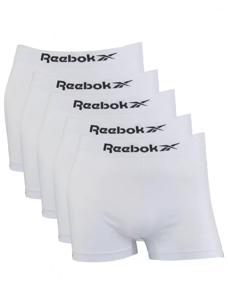 Reebok Kit 5 Original Adult Men's Premium Boxer Briefs - White - View 1