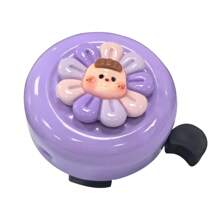 Bicycle Bells Loud Cute Flower Design Universal Bike Bells Cycling Accessories - Multicolor - View 6
