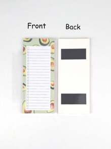 50 st/förpackning magnetiska anteckningsblock, stor inköpslista, att-göra-lista, påminnelser - stark magnetisk baksida, fruktmönster, magnetiska avrivbara självhäftande lappar, liten anteckningsbok, daglig planerare, incheckningsanteckningar, anteckningslista, uppgiftslista, bästa presenten till födelsedag, examen - Multifärgad - Visa 23