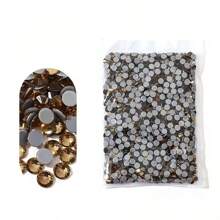 玻璃热修复水晶钻平底适用于 DIY 服装面料装饰 - 彩色 - 查看 64