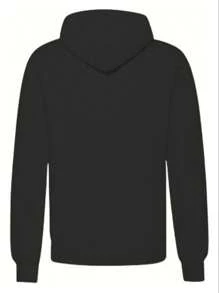 Comfortable Men's And Women's Zipper Sweatshirt - 黑色 - 查看 2