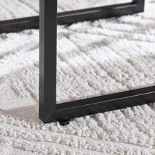 SoBuy FBT42-HG, Nesting Tables, Set Of 2 Coffee Table Side Table End Table, Grey & Black - Brown - View 8