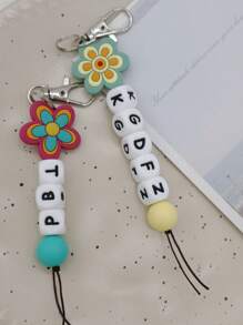 Customized Silicone Letter Beaded Keychain, Nurse Bag Charm Personalized Keyring, Fashion, Colorful, Cute, Kawaii, Y2K, Customizable, Unique, Ideal Gift For Him, Her, Boyfriend, Girlfriend, Family, Friends, Pets, Grandparents, Kids, Christmas, Winter, Fall, Holiday Treasured Personalized/Custom Keychain, Christmas Accessory,Engraved, ,Stainless,Colorful,Cute,Adorable,Funny,Kawaii,Y2K,Stylish,Unisex,Casual,Custom,Personalized,Unique,Customized,Ideal Gifts For Him,Ideal Gifts For Her,Her,Boyfriend,Girlfriend,Family,Friends,Children,School Supplies,Back To School,School Gift,For Office,For School,For Classroom,For Teacher Gifts,For University,For Colleague,For Dorm Rooms,For Teacher,For Boys And Girls,For Teenagers,Junior High School Students,Middle School Students,High School Senior High School Students,College Students,University Students,Freshman,Sophomore,Underclassmen