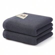 4/2 Pcs 12in*12in/13in*28in Waffle Weave Kitchen Towels, Super Soft And Absorbent Dish Cloths/Cleaning Towel Set