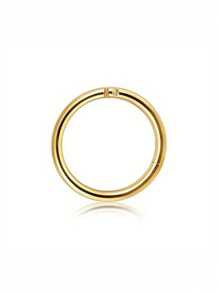 IRONBOX 1pc 16G Surgical Steel Hinged Clicker Septum Nose Rings Hoop Helix Cartilage Daith Tragus Earrings Body Piercing Jewelry