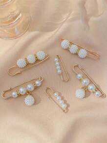 12 件仿珍珠腰夹可调节腰部服装配饰女士隐形腰带，无卡纸连衣裙配饰衣服别针包饰背包学校办公室配饰衬衫夹克珠宝万圣节衣服别针有趣可爱教师礼物万圣节配饰教师节服装配饰包饰圣诞节