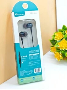 Headphone With Type C Input Wired Earphone - Black - View 2