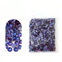 玻璃热修复水晶钻平底适用于 DIY 服装面料装饰 - 彩色 - 查看 30