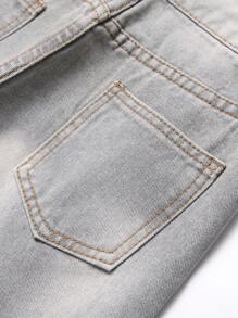 Tween Boy Pockets Distressed Skinny Casual Jeans
