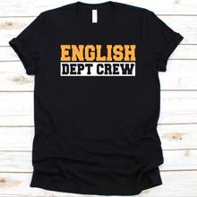 English Crew Shirt, English Language, Grammar Police Design, Gift For English Teacher, English Grammar, Orthographizer, English Subject