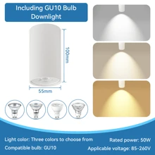 CANMEIJIA 85-265V Recessed Ceiling Spotlight, Aluminum Alloy Downlight, GU10 Ceiling Light, Replaceable Bulb, Suitable For Ceiling/Living Room/Hallway/Bedroom/Entryway/Kitchen/Exhibition Hall/Reading Room/Dining Room/Patio/Bar/Cafe/Restaurant/Store - GU10 Lamp Holder (rated Maximum Power 50W) - View 14