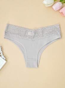 5 peças femininas multicoloridas renda cintura triângulo calças simples calcinha confortável