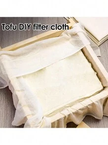 Set de 5 paños de filtro reutilizables de malla de fibra para colar queso, cerveza, tofu, fermentación de alimentos y otras aplicaciones en la cocina