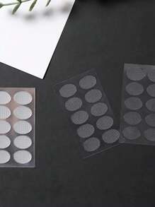 50/100 piezas Protector adhesivo invisible para perforaciones de oreja, accesorios para agrandamiento de lóbulos, pegamento para atrás de aros - Multicolor - Ver 7