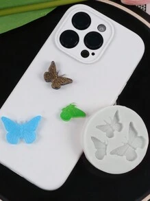 SikeSike 3 Pcs Butterfly Themed Silicone Molds, Suitable For Cakes, Chocolates And Candies - Non-Stick, Flexible Design, Ideal For DIY Baking And Arts & Crafts Projects - Perfect For Birthday Parties And Weddings - Grey - View 7
