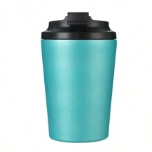 1pc Simple Portable Fashionable 350ML Stainless Steel Vacuum Insulated Coffee Cup Back To School - Multicolor - View 9