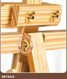 Lucn Cavalletto regolabile 1,5 m/1,75 m, cavalletto da studio per pittura e disegno, supporto pieghevole per opere d'arte, cavalletto a forma di A in legno per lavagna da disegno per matrimoni (150 cm/175 cm), articoli per la scuola, forniture scolastiche