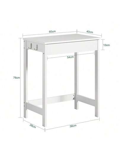 SoBuy FWT43 N, Computer Bureau Workstation Writing Children Teenagers Desk, W60 D40 H77cm view 3