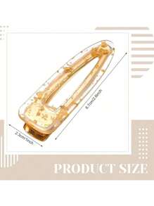 12PCS Bridesmaid Hair Clips No Bend Hair Clips No Crease Hair Clips Gold Glitter Makeup Bangs Hair Clips(6pcs Hair Clips+6pcs Scrunchies)Bridal Shower Gifts Silk Satin Soft Hair Accessories Bridesmaid Wedding Favor Women,Christmas