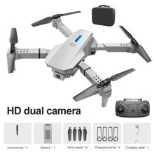 E88 Drone, Three Sided Obstacle Avoidance, Dual Camera Switching, Six Directional Gyroscope, One Click Takeoff, One Click Landing, Takeoff And Landing, Forward And Backward, Left And Right Flight, Suitable For Beginners, Great Christmas Gift, Birthday Gift, New Year Gift - Multicolor - View 21