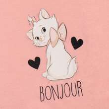 Disney Aristocats Pyjamas | Marie Pyjamas | Girls Short PJs | Official Merchandise - Pink - View 5