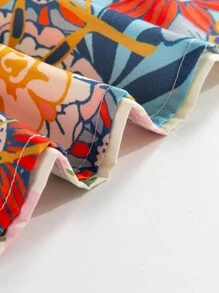 Acelitt Women's Crochet V-Neck Sleeveless Bohemian Floral Casual Vacation Shirt, Summer - Multicolor - View 11