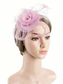 HITYfascinator 1 قطعة تيجان للنساء بتصميم زهري شبكي باللون الأخضر لاحتفالات اليوم الوطني الايرلندي ، صداع كوسبلاي حفلات الزفاف والشاي ، هدية عيد ميلاد ، قبعة سباق الخيل ، قبعة مع شريط وكليب قابلة للاستخدام بطريقتين
