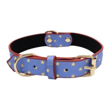 1 Stück handgemachtes Hundehalsbad mit weichem, verstellbarem Leder, geeignet für kleine, mittlere und große Hunde, Hundehalsbad (Da alle Produkte handgefertigt sind, können sich die handwerklichen Details leicht unterscheiden).