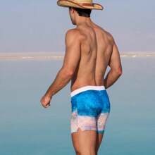 Taddlee Men's Swimwear Swimming Boxer Trunks Briefs Shorts Square Cut Swimsuits - Nhiều màu - Xem 4