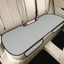 Breathable Ice Silk Car Seat Cushion Non-Slip And Wear-Resistant Solid Color Ice Silk Car Seat Cover, Universal Fit Most Cars - Đệm sau màu hồng - Xem 11