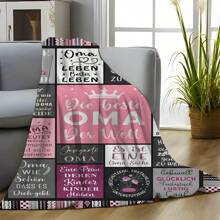 1pc Meaningful Gift Blanket For Grandma, Best Grandma Birthday Gift From Grandchildren, All-Season Multifunctional Gift