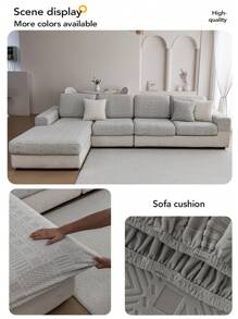 1 Stück Kissen Bezug im Boho Retro Stil, dehnbarer Komplett-Bezug, Universell einsetzbar, Kissenbezug für Wohnzimmer Sofa zum Schutz von L-förmigen Sofas und 1, 2, 3, 4-Sitzer Sofas