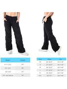 PinkyMoor Women's 25"/28"/31"/34" Lightweight Wrinkle Resistant Dance Studio Pants Travel Pants Sweatpants Simple Women's Bottoms Fashion Casual