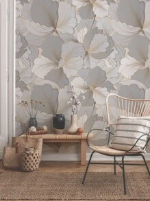 3 件植物和花卉图案抽象壁纸，自粘、防水、可移除，非常适合卧室、客厅、餐厅、橱柜、书桌和家庭装修，每套包含 3 件尺寸为 47.24 X 15.75 英寸防水墙纸，适用于客厅装饰、宿舍装饰、返校用品、万圣节装饰、翻新贴纸撕掉墙板、墙纸、壁纸、春季装饰物品刷新您的家、拉玛装饰贴纸礼物生日毕业 - 彩色 - 查看 2