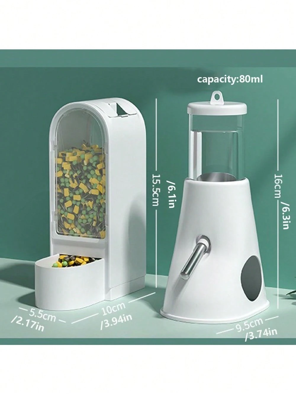 Image result for Hamster Feeding And Water Dispenser Golden Bear Sugar Glider Leak Proof ...