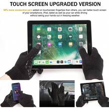 TRENDOUX Winter Gloves, Knit Touch Screen Glove Men Women Texting Smartphone Driving - Anti-Slip - Elastic Cuff - Thermal Soft Upgraded Lining - Hands Warm In Cold Weather - Black - M At  Men's Clothing Store - 淺灰色 - 查看 2