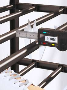 1pc Multi-Layer Metal Shoe Rack, Shoe Storage Organizer, Suitable For Entryway, Bedroom, Door Side Small Storage - Multicolor - View 3